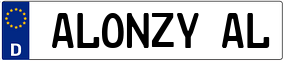 Truck License Plate